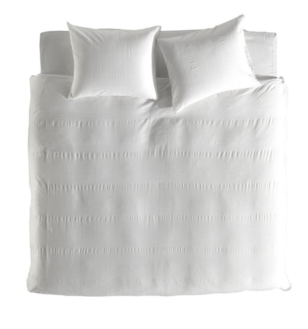Heckett & Lane Dekbedovertrek Shaya White 140x200