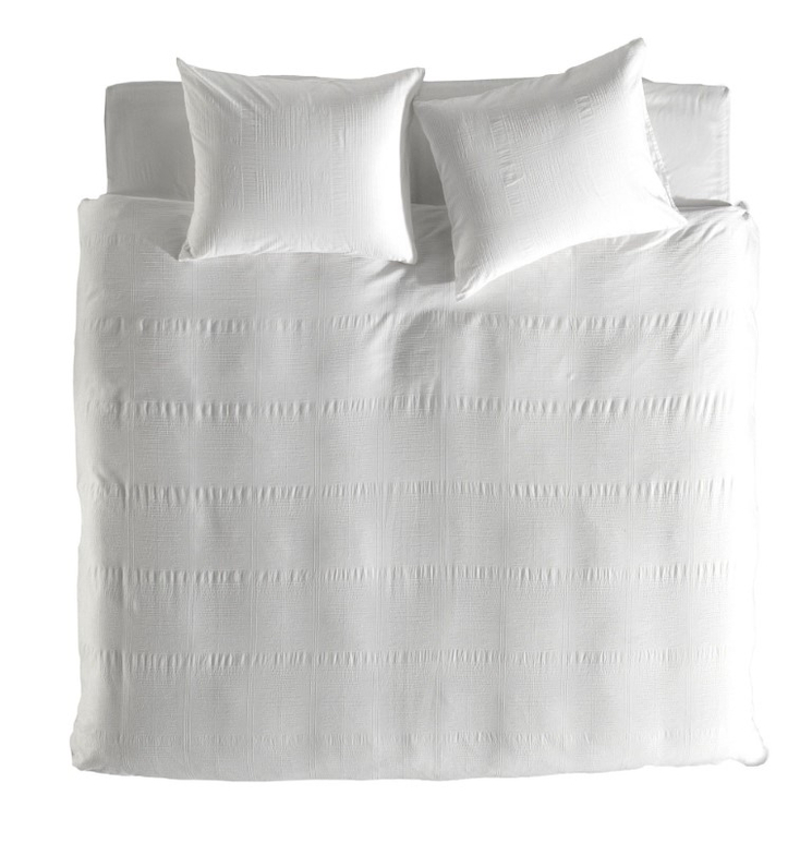 Heckett & Lane Dekbedovertrek Shaya White 140x200