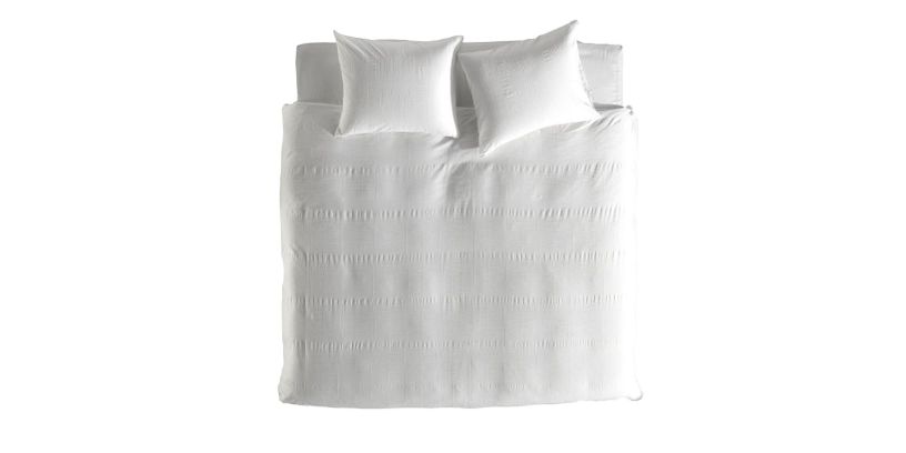 Heckett & Lane Dekbedovertrek Shaya White 140x200