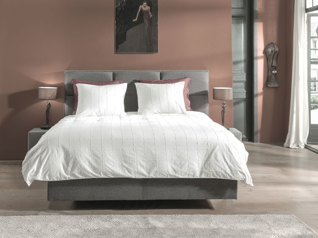 Heckett & Lane Dekbedovertrek Tito White 140x200