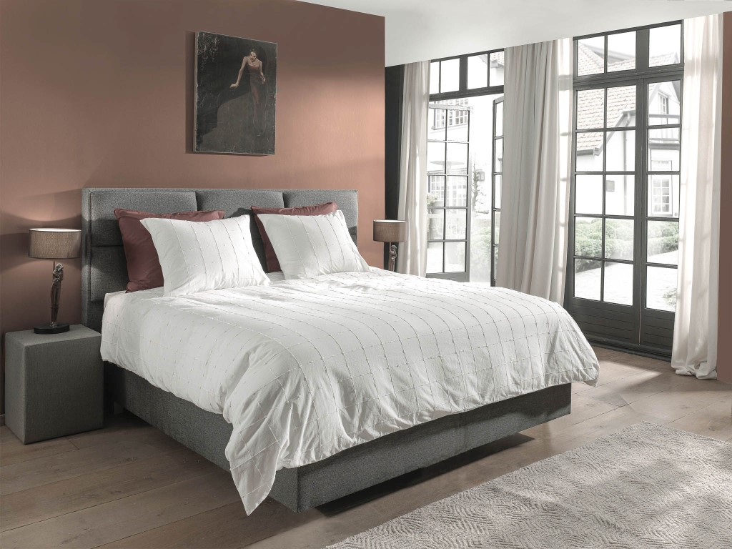 Heckett & Lane Dekbedovertrek Tito White 140x200