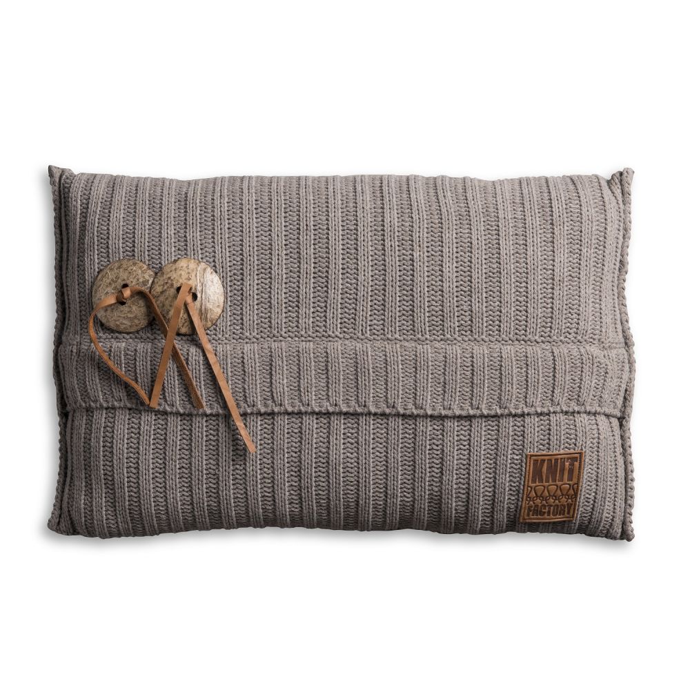 Kussen Aran Taupe