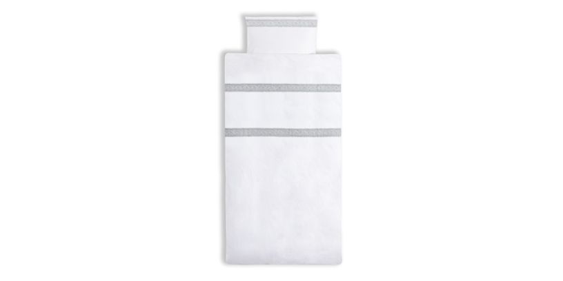 Dekbedovertrek Sasha Lichtgrijs 140x200/220