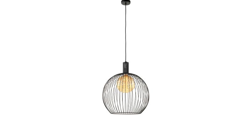 Expo Hanglamp Wire Zwart 50cm