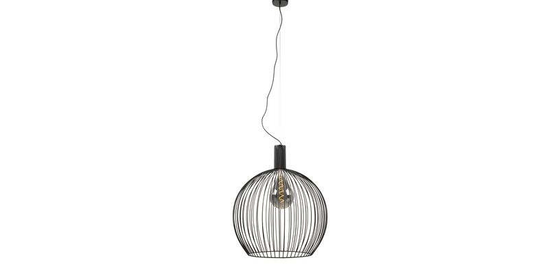 Expo Hanglamp Wire Zwart 60cm