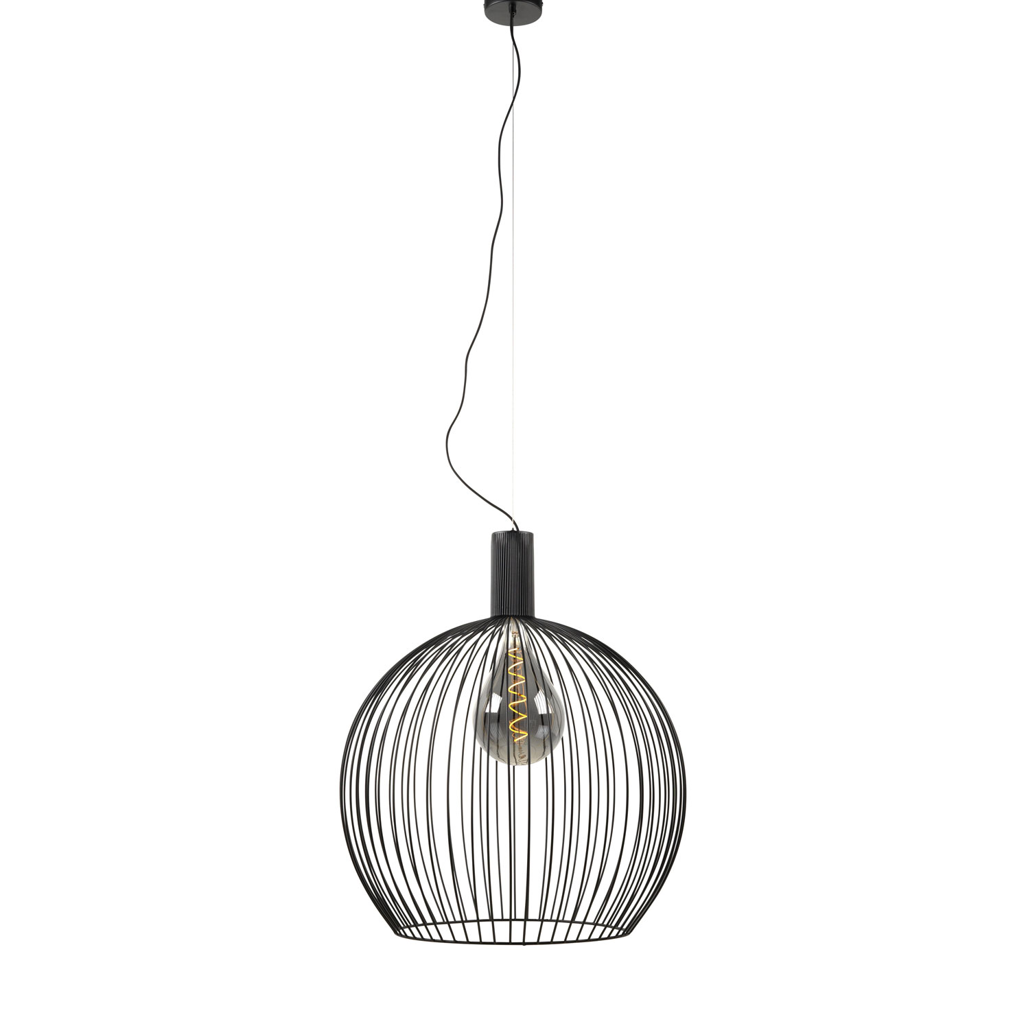 Expo Hanglamp Wire Zwart 60cm