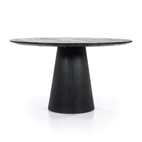 Eleonora Eettafel Aron Zwart Ø130