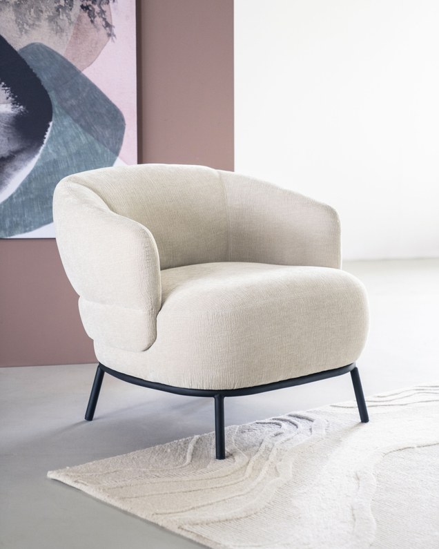 Eleonora Fauteuil David Taupe