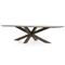 Eleonora Eettafel Nikki 280x100 Bruin