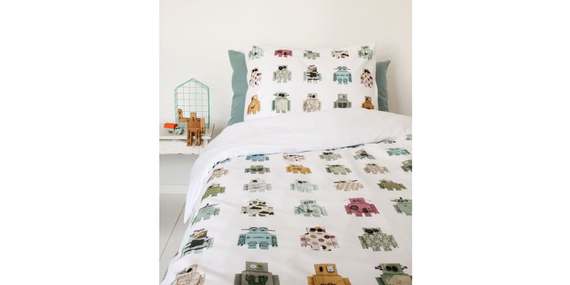 Dekbedovertrek Robot 140x220
