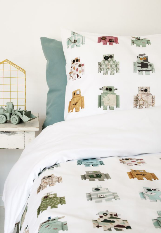 Dekbedovertrek Robot 140x220