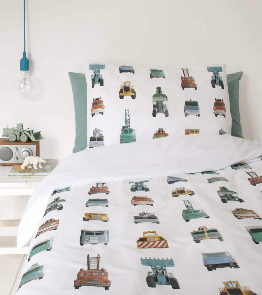 Dekbedovertrek Werkauto 140 x 220