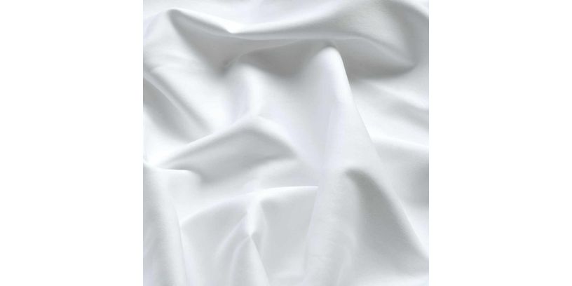 Hoeslaken Satijn tc 300 180x200cm wit