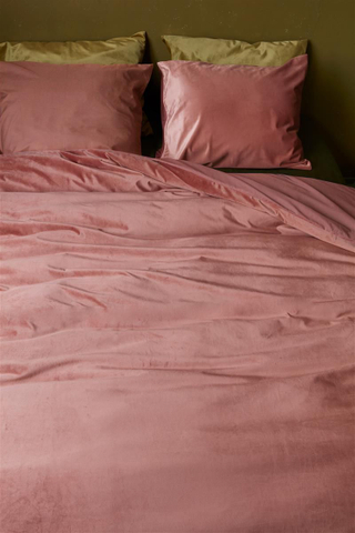 AHWM Dekbedovertrek Tender Dark Pink 140x200/220