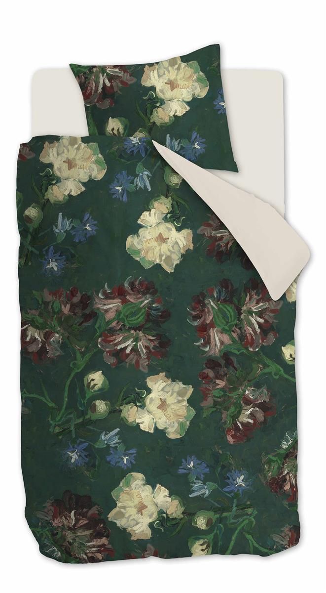 Beddinghouse Dekbedovertrek Peonies Green 140x200