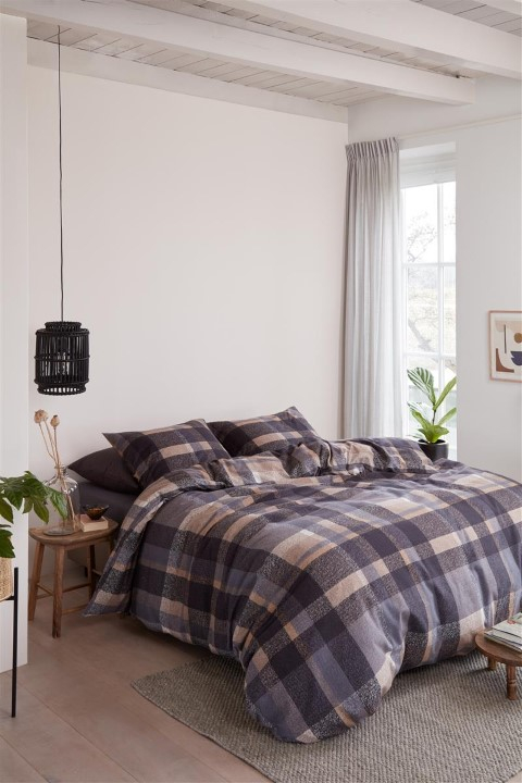Beddinghouse DBO Joss Grey 140x200/200 Flanel