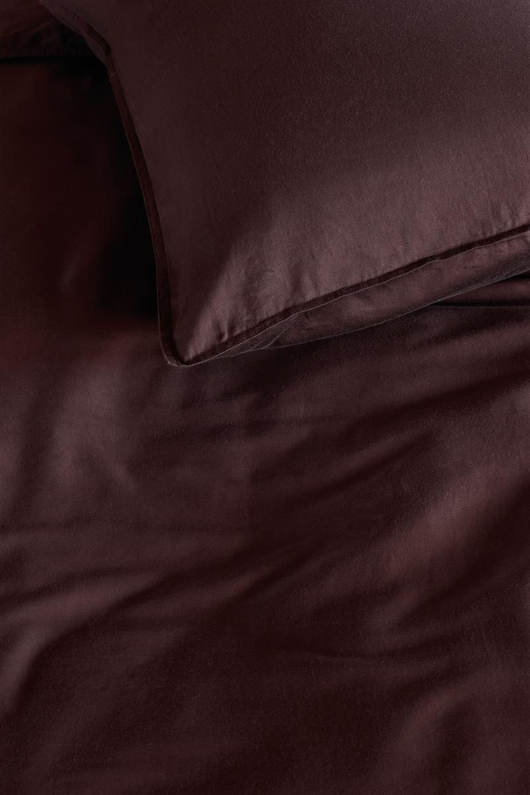 VT Wonen Dekbedovertrek Earth Dark Red 140x200/220