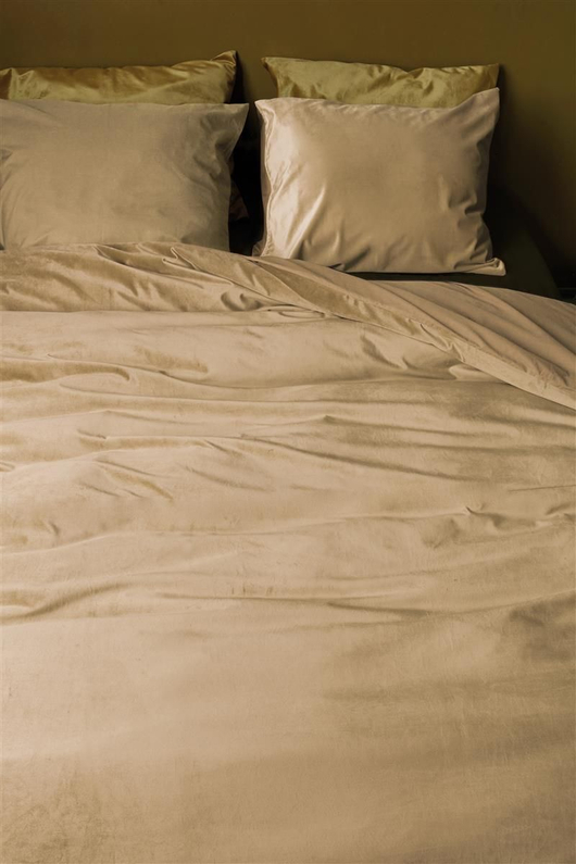 AHWM Dekbedovertrek Tender Dark Sand 140x200/220