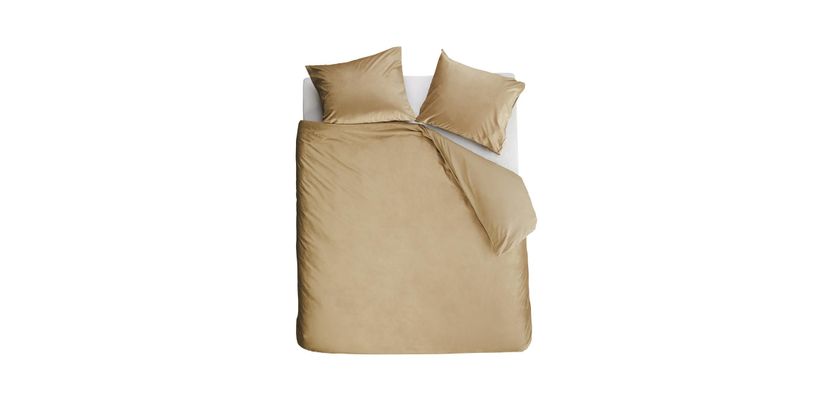 AHWM Dekbedovertrek Tender Dark Sand 240x200/220