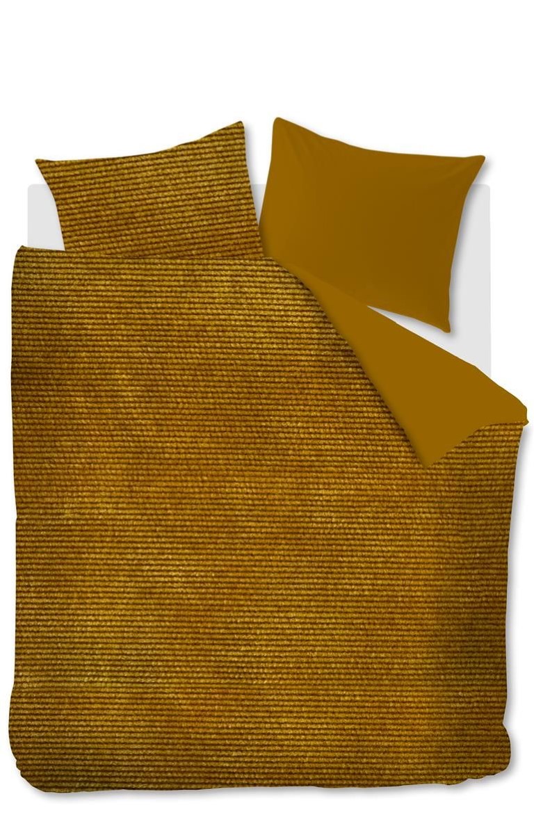 AHWM Dekbedovertrek Cosy Corduroy Ochre 240x200