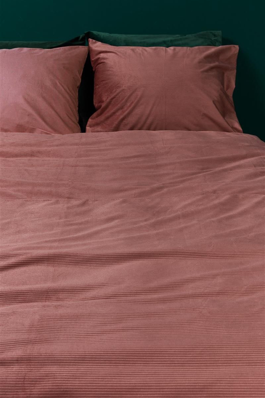 AHWM Dekbedovertrek Cosy Corduroy Pink 140x200/220