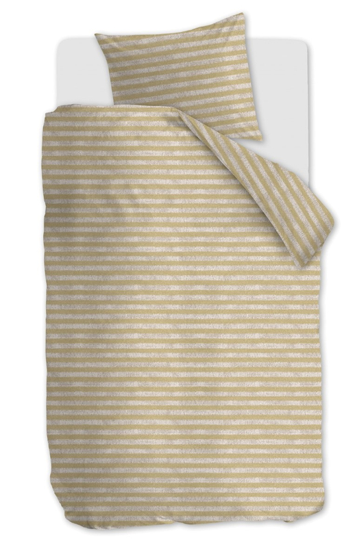 Ariadne Dekbedovertrek Knit Stripes Nat. 140x200