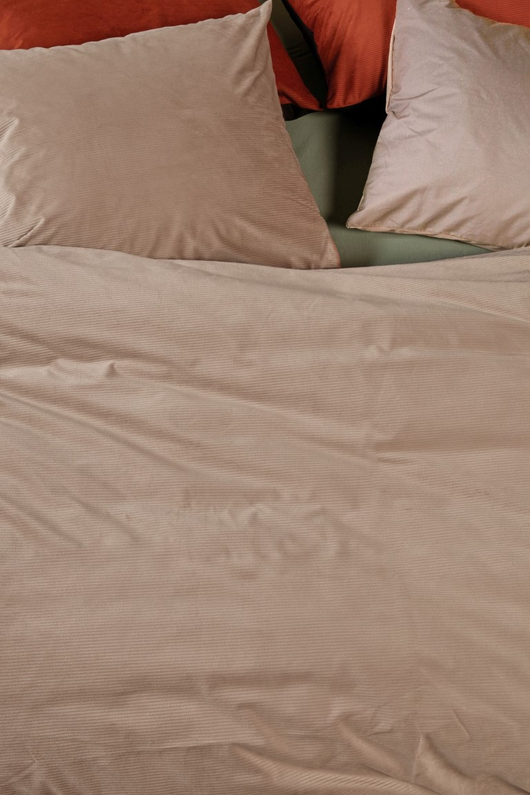 AHWM Dekbedovertrek Cosy Corduroy Natural 200x200