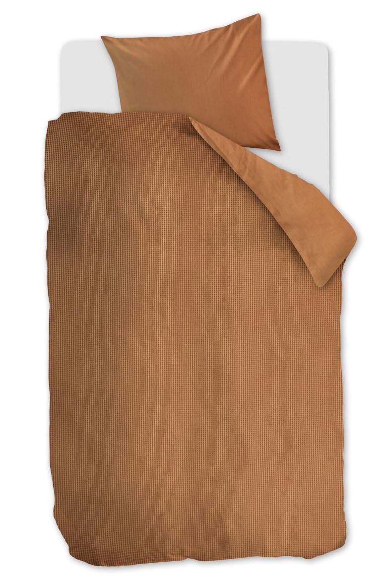 AHWM Dekbedovertrek Relax Brown 140x200/220