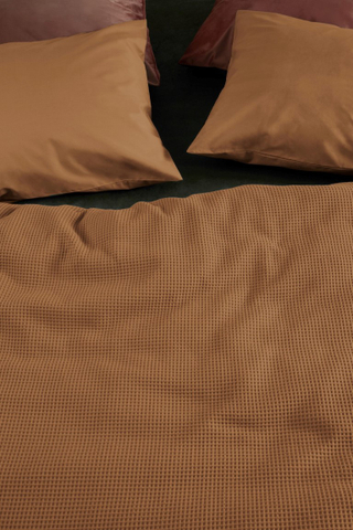 AHWM Dekbedovertrek Relax Brown 140x200/220