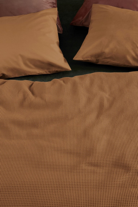 AHWM Dekbedovertrek Relax Brown 200x200/220