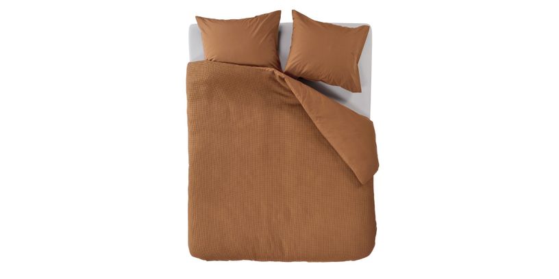 AHWM Dekbedovertrek Relax Brown 240x200/220