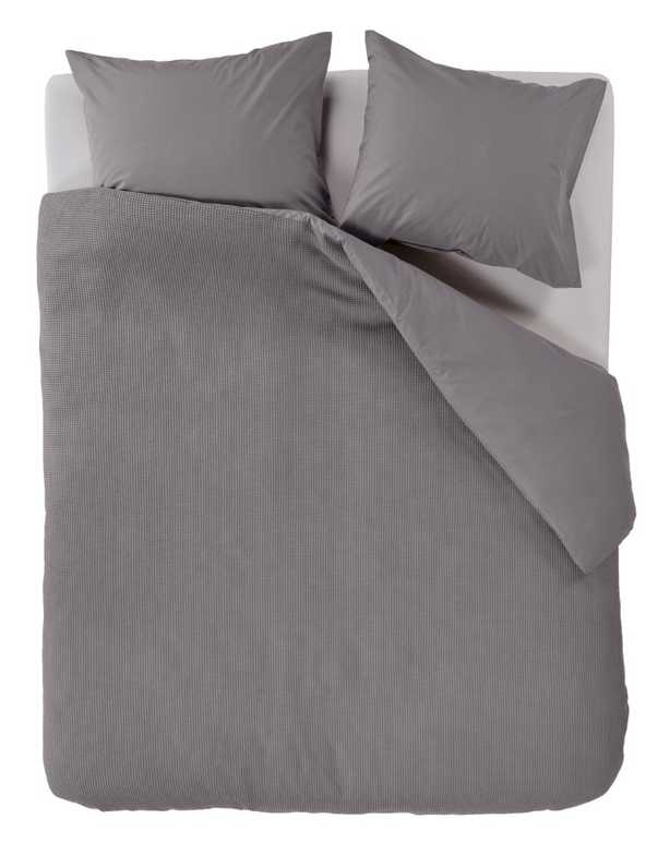 AHWM Dekbedovertrek Relax Grey 240x200/220