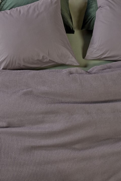 AHWM Dekbedovertrek Relax Grey 240x200/220