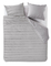AHWM Dekbedovertrek Soft Shine L. Grey 240x200/220