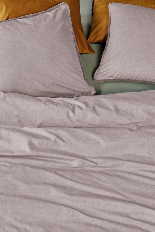 AHWM Dekbedovertrek One Colour Sand 200x200/220