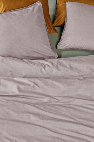 AHWM Dekbedovertrek One Colour Sand 240x200/220