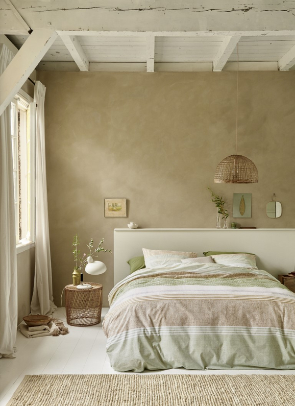 ARIADNE Dekbedovertrek Lin Green 140x200/220