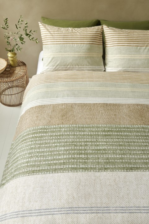 ARIADNE Dekbedovertrek Lin Green 140x200/220