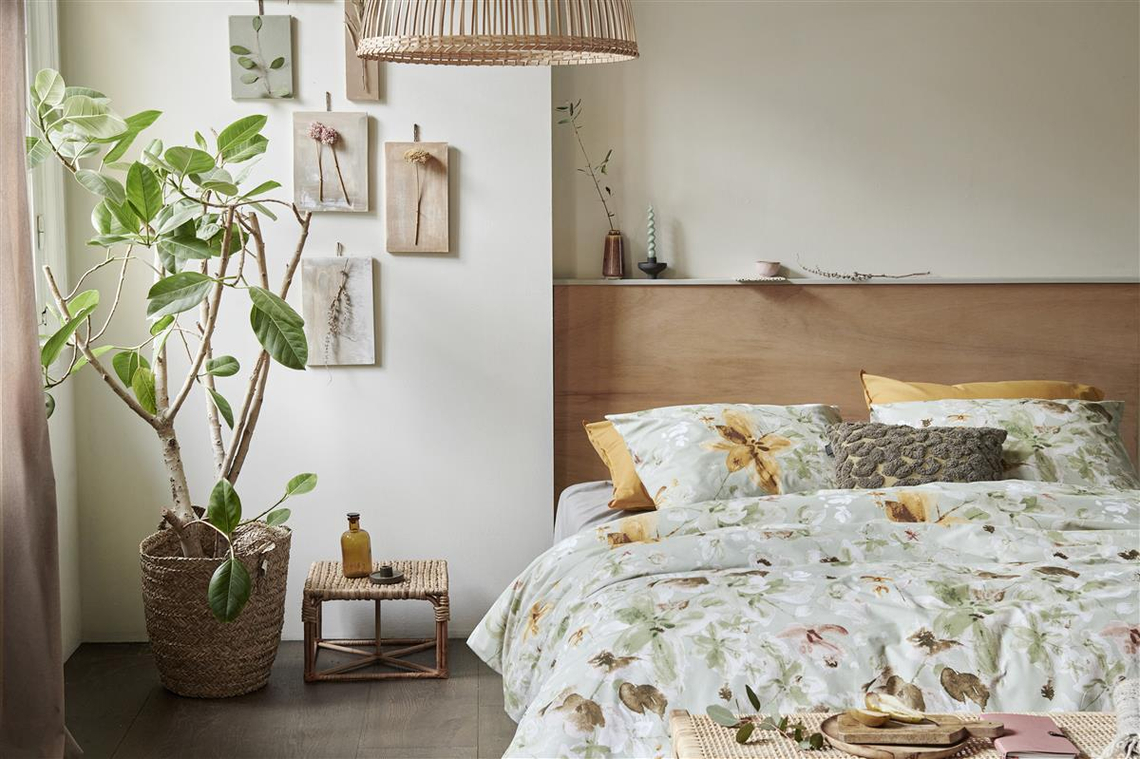 Ariadne AtHome Dekbedovertrek Pretty Green 220x200