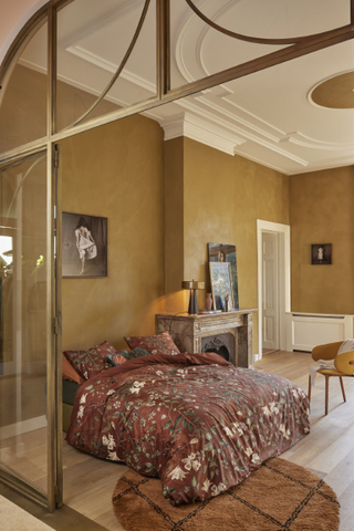 Beddinghouse Dekbedovertr. Serpetine Terra 200x200