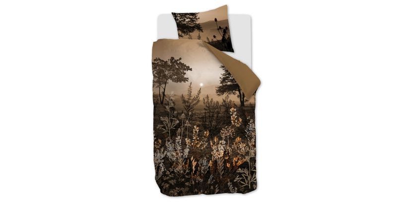 Beddinghouse Dekbedovertrek Evening Brown 140x200