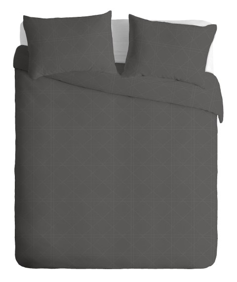 Kayori Dekbedovertrek Shizu 140x200/220 Antraciet