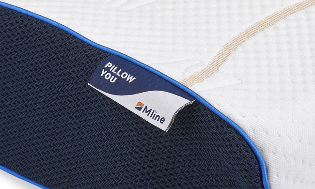 M Line Hoofdkussen Pillow You Blauw