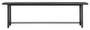 DTP Home Timeless Eetkamerbank Beam Black