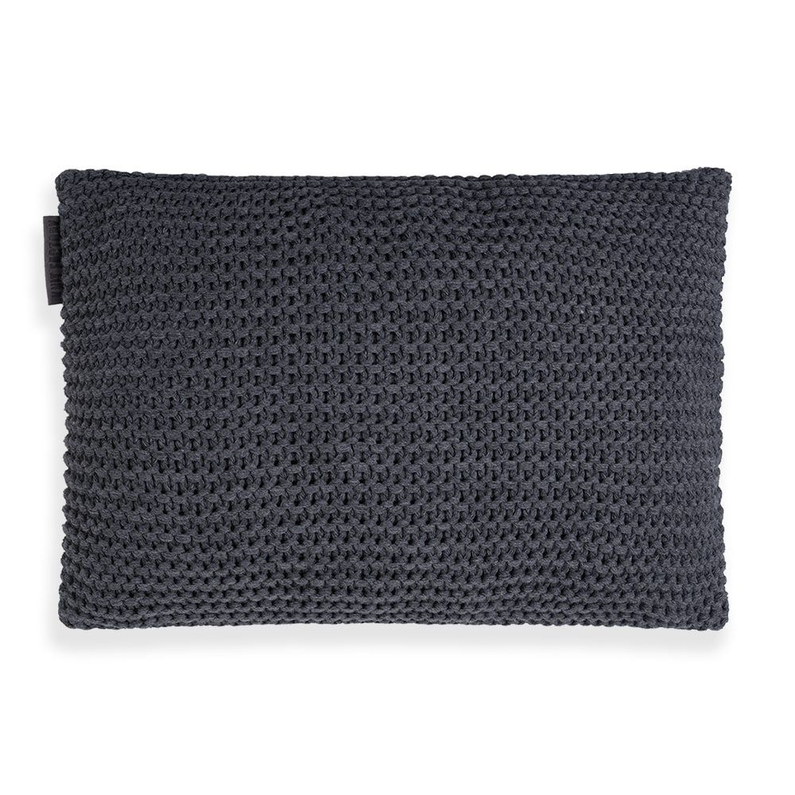 Knit Factory Kussen Vinz Antraciet