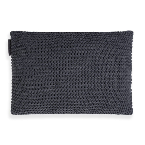 Knit Factory Kussen Vinz Antraciet
