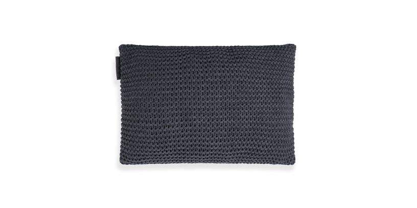 Knit Factory Kussen Vinz Antraciet