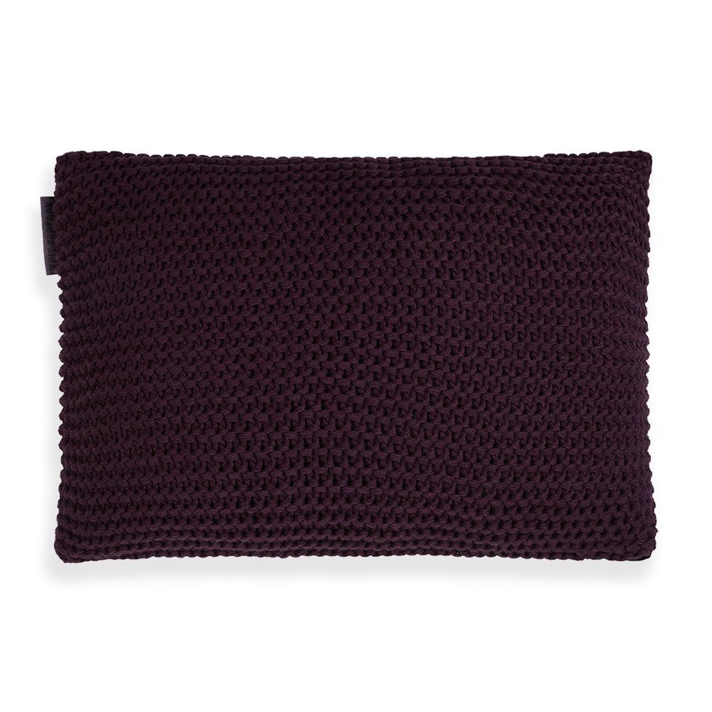 Knit Factory Kussen Vinz Aubergine