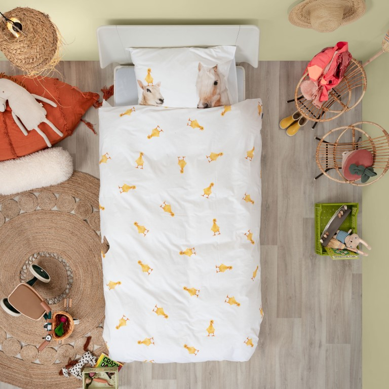 Snurk Dekbedovertrek Farm Friends 140x200/220