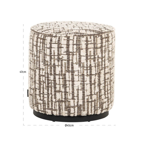 Richmond Hocker Lexie Cream 45cm